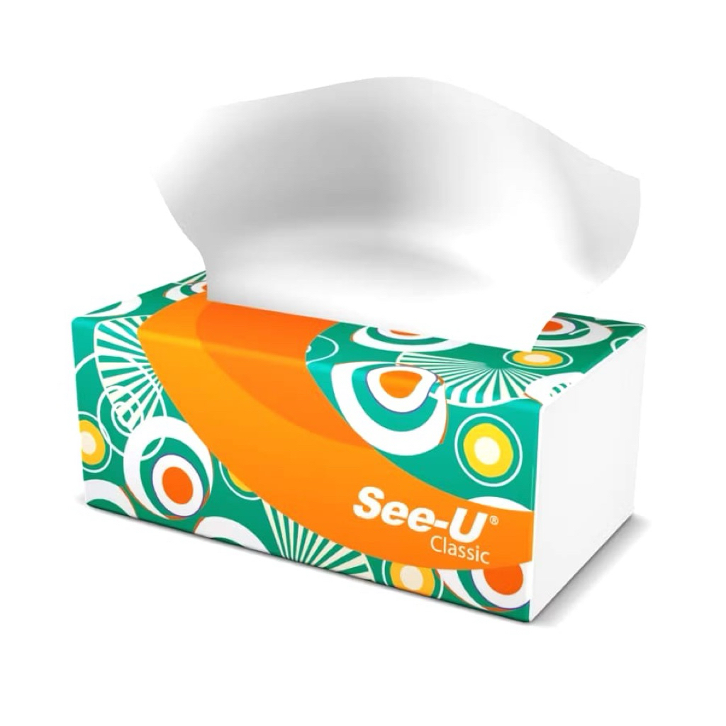 Tissue facial see-u 250sheets/tissue see-u