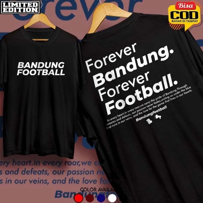 KAOS BANDUNG FOOTBALL KAOS DISTRO BANDUNG FOOTBALL PRIA WANITA