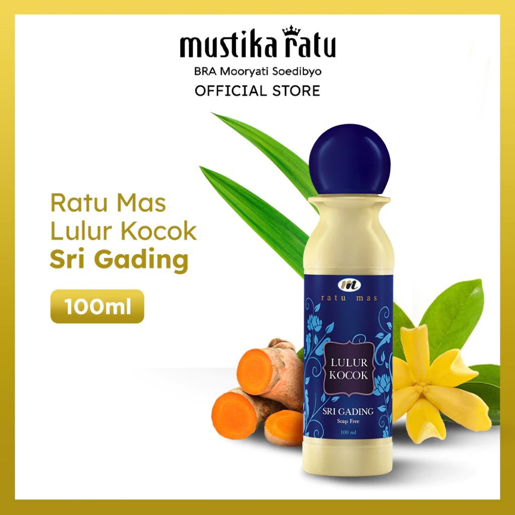 Mustika Ratu Mas Lulur Kocok Sri Gading Seruni 100ml 200ml | Lulur Pengantin Mencerahkan Melembabkan