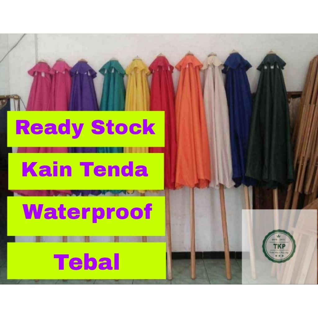 READY kain tenda Payung anti air bahan tebal untuk payung taman payung pantai payung cafe