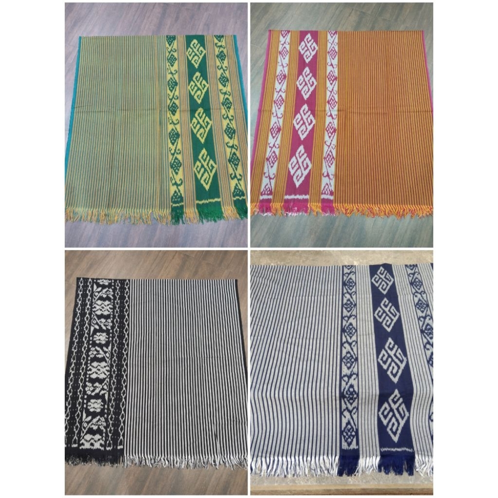 Kain Tenun Ikat Troso Asli Jepara Motif Etnik Nusantara Toraja Sulawesi Dayak Kalimantan Lombok Nusa