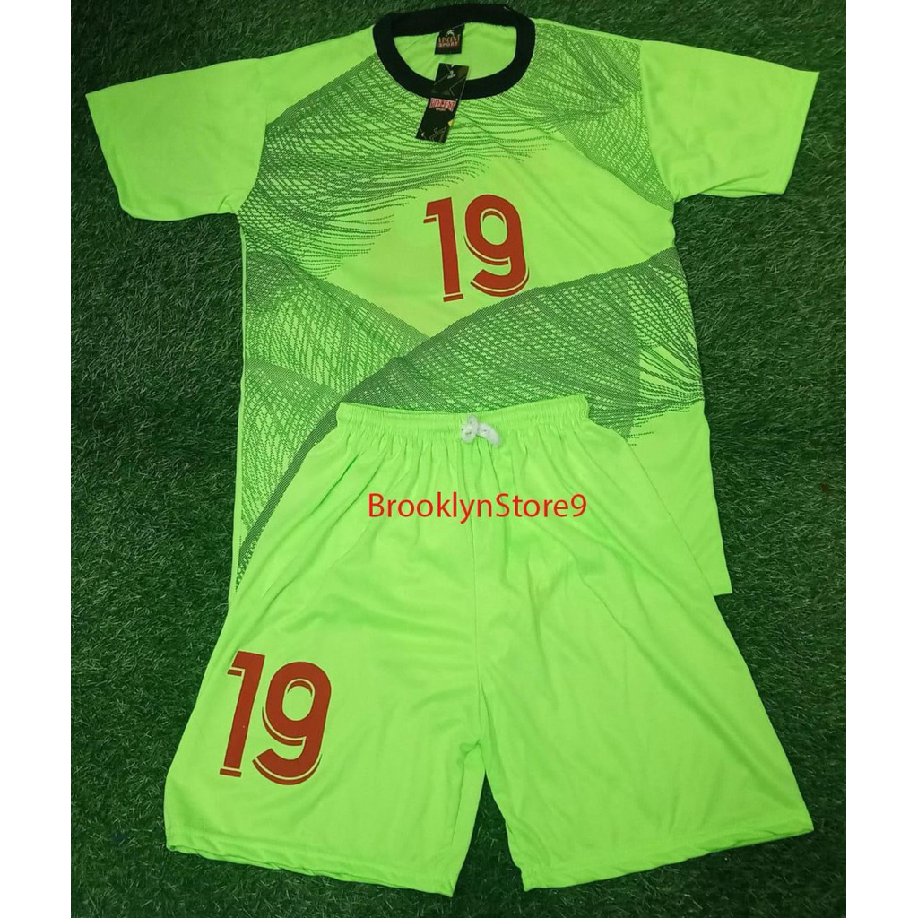 SETELAN BOLA JERSEY BAJU KAOS BOLA SERAGAM FUTSAL TIM 18 PCS ANAK