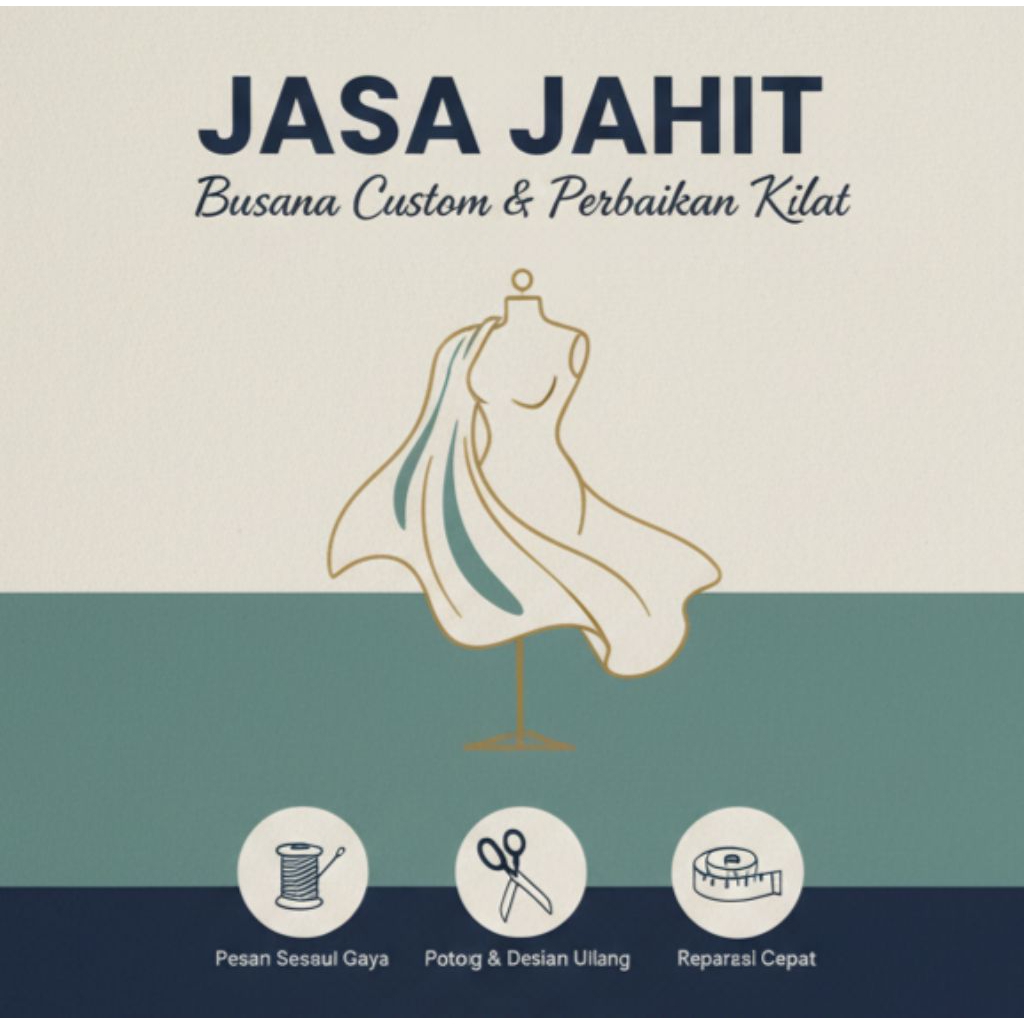 Jasa Jahit custom – Gamis, Kebaya, Bridesmaid,dll.jasa jahit online