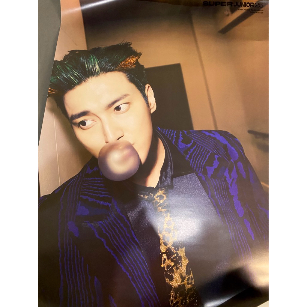 POSTER PHOTOBOOK SUPER JUNIOR 25 VER. SET FIRST-PRESS EXCLUSIVE - SIWON