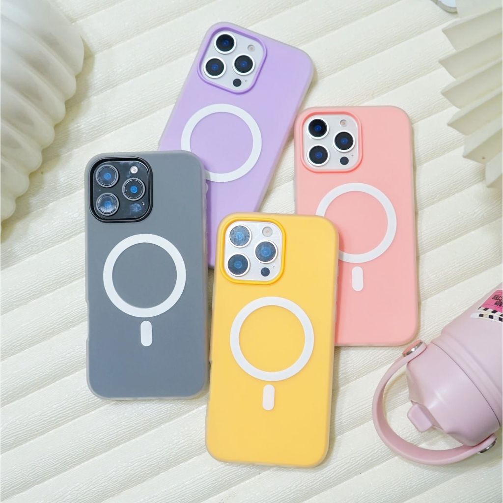 Softcase Jelly Matte 2in1 for iPhone X/XS XR 11 12 13 14 15 16 17 PRO/PRO MAX SmartPhone Silikon - M