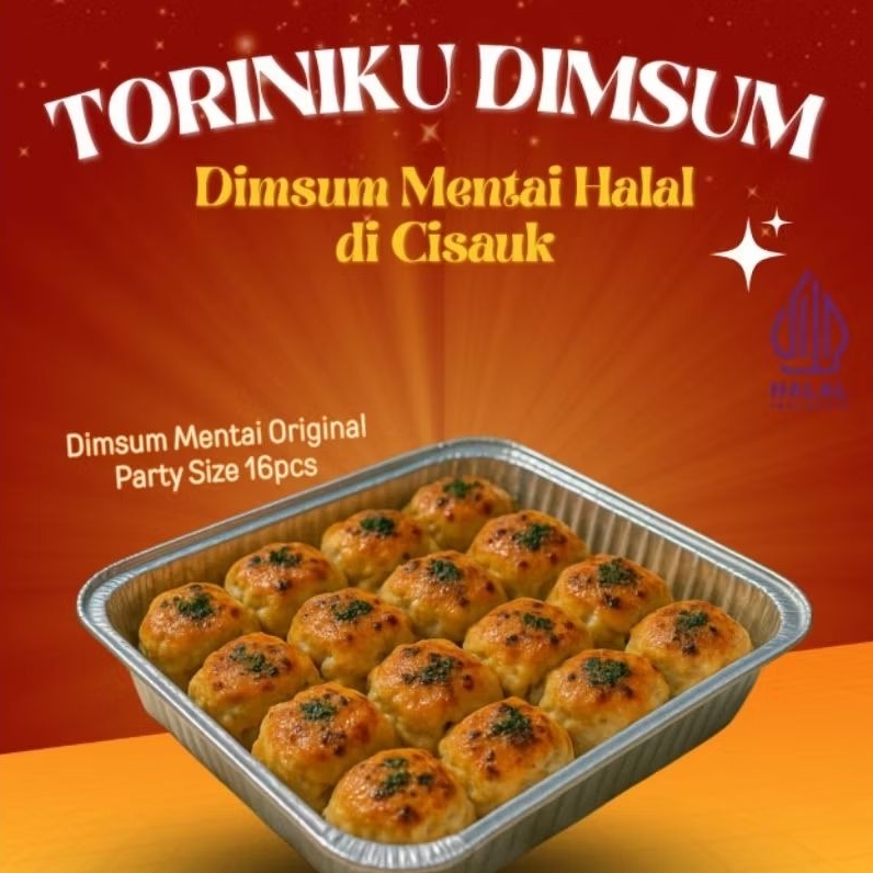 DIMSUM MENTAI TOBIKO ORIGINAL 16PCS || DIMSUM MENTAI || DIMSUM AYAM || DIMSUM HALAL