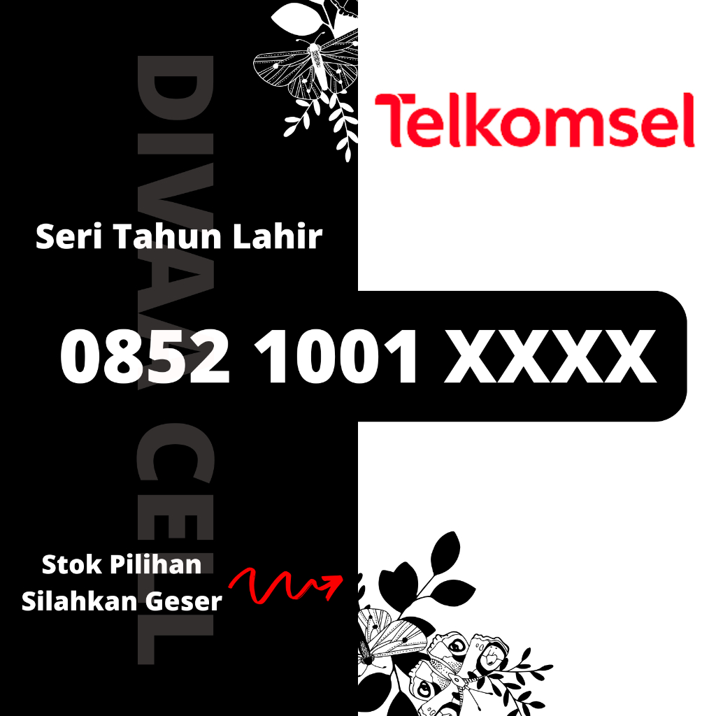 Nomor Cantik Simpati Kartu Perdana Nomer Simpati Cantik Seri Tahun Lahir