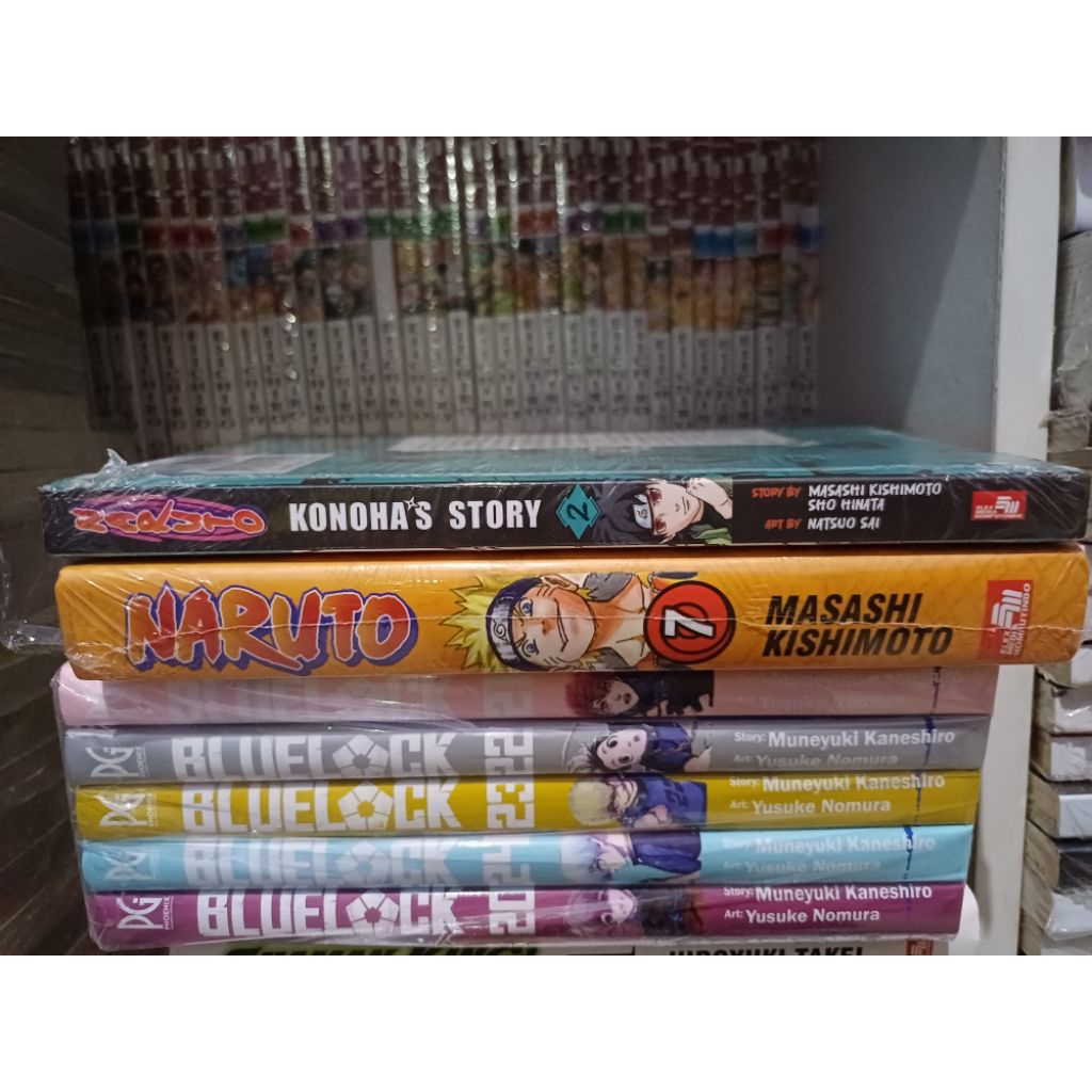 komik naruto bindup vol 7, konoha story segel