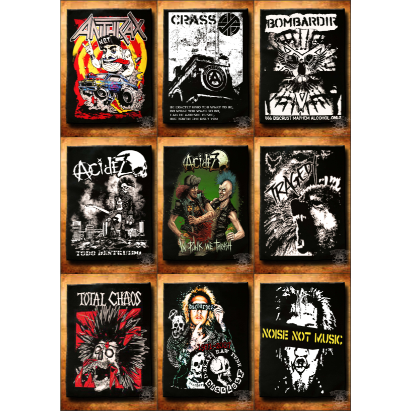 Emblem punggung, back pet, emblem jaket, paryasi jaket.emblem besar,emblem punk,embelm sablon