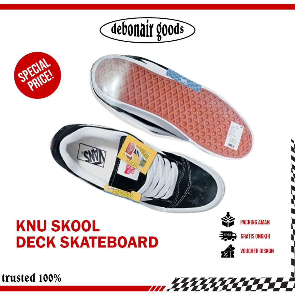 VANS KNU SKOOL DECK SKATEBOARD EXCLUSIVE MERCHANDISE