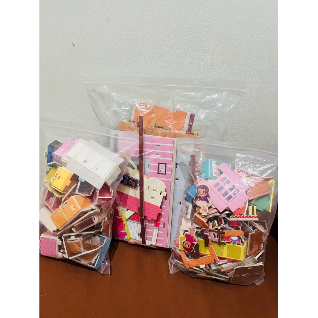 Bongkar Pasang puzzle BP an 3D anak perempuan