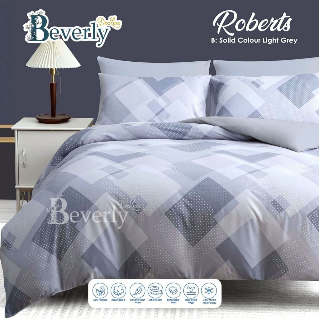 Sprei Katun BEVERLY ROBERTS | Sprei Home Industry dari Katun CVC Premium | Sprei Uk.90,100,120,160,1