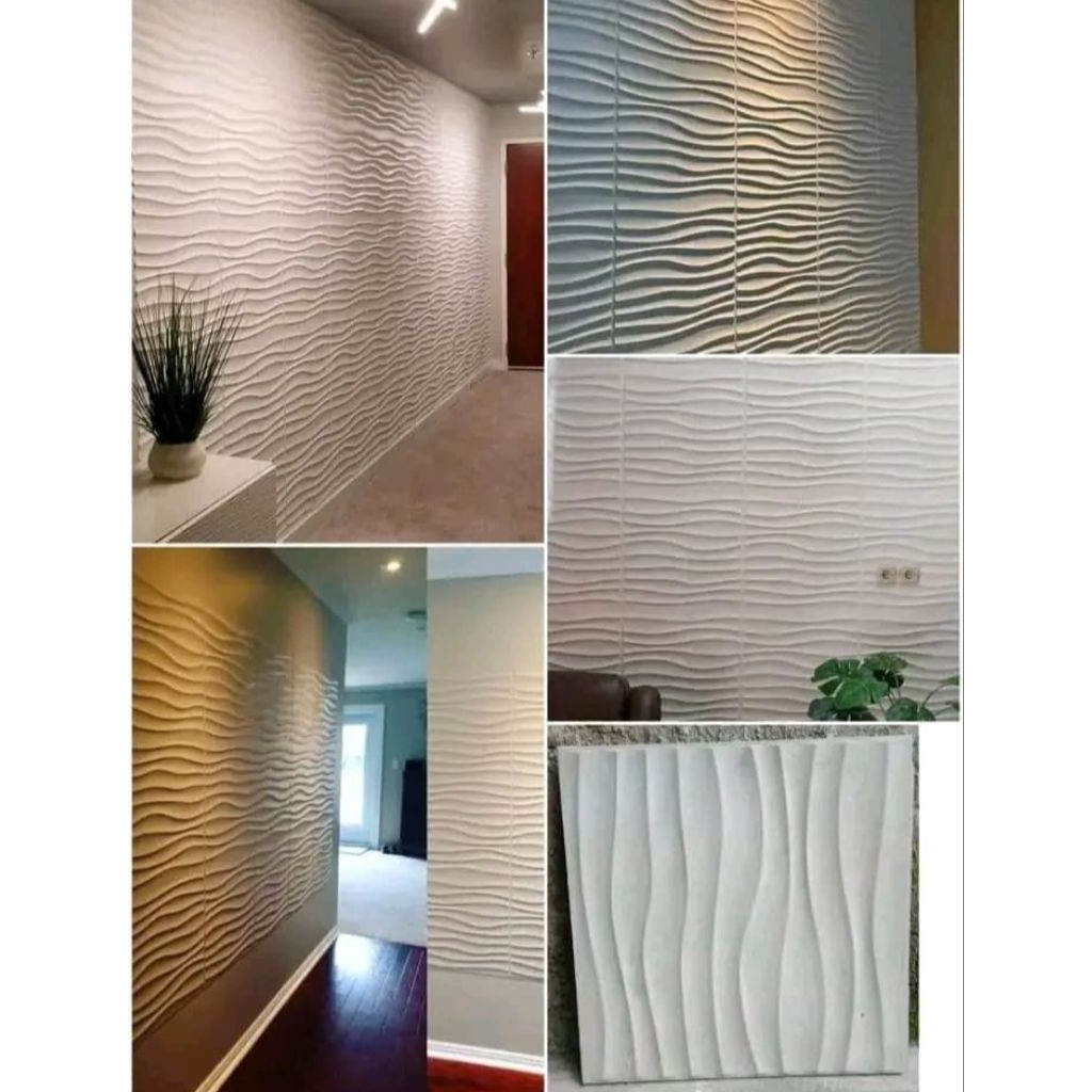 Ornamen dinding 3d//ornamen 50x50cm/ornamen dinding beton/walpanel dinding beton