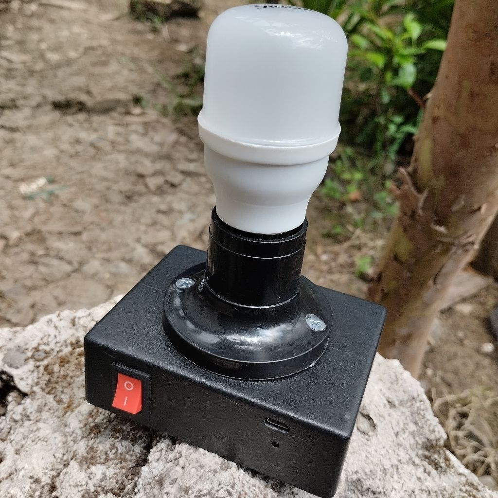 Lampu JT Joule thief emergency box kotak hitam