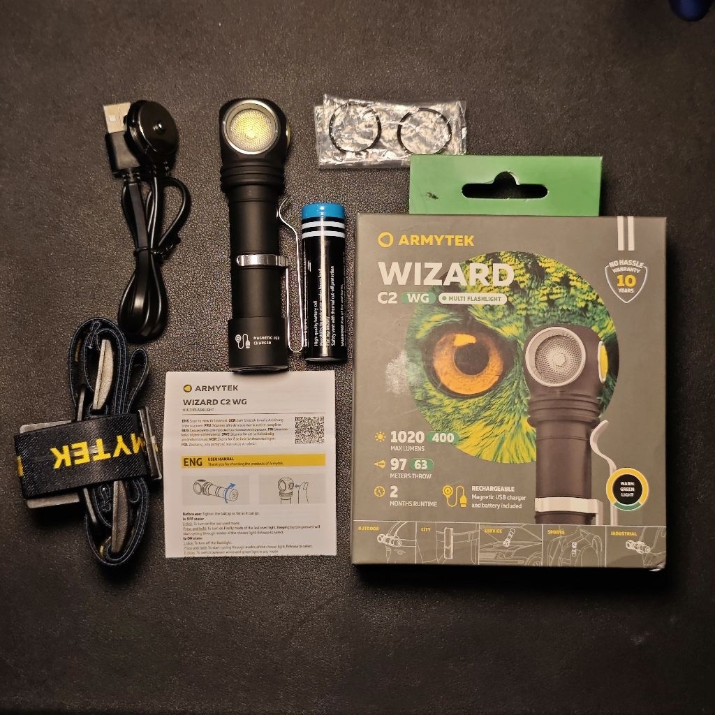 Armytek C2 WG Senter Headlamp Multifungsi