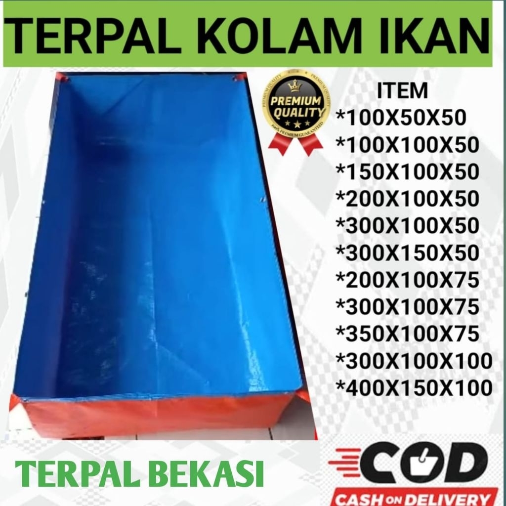 Terpal Kolam Ikan Anti Bocor dengan Garansi