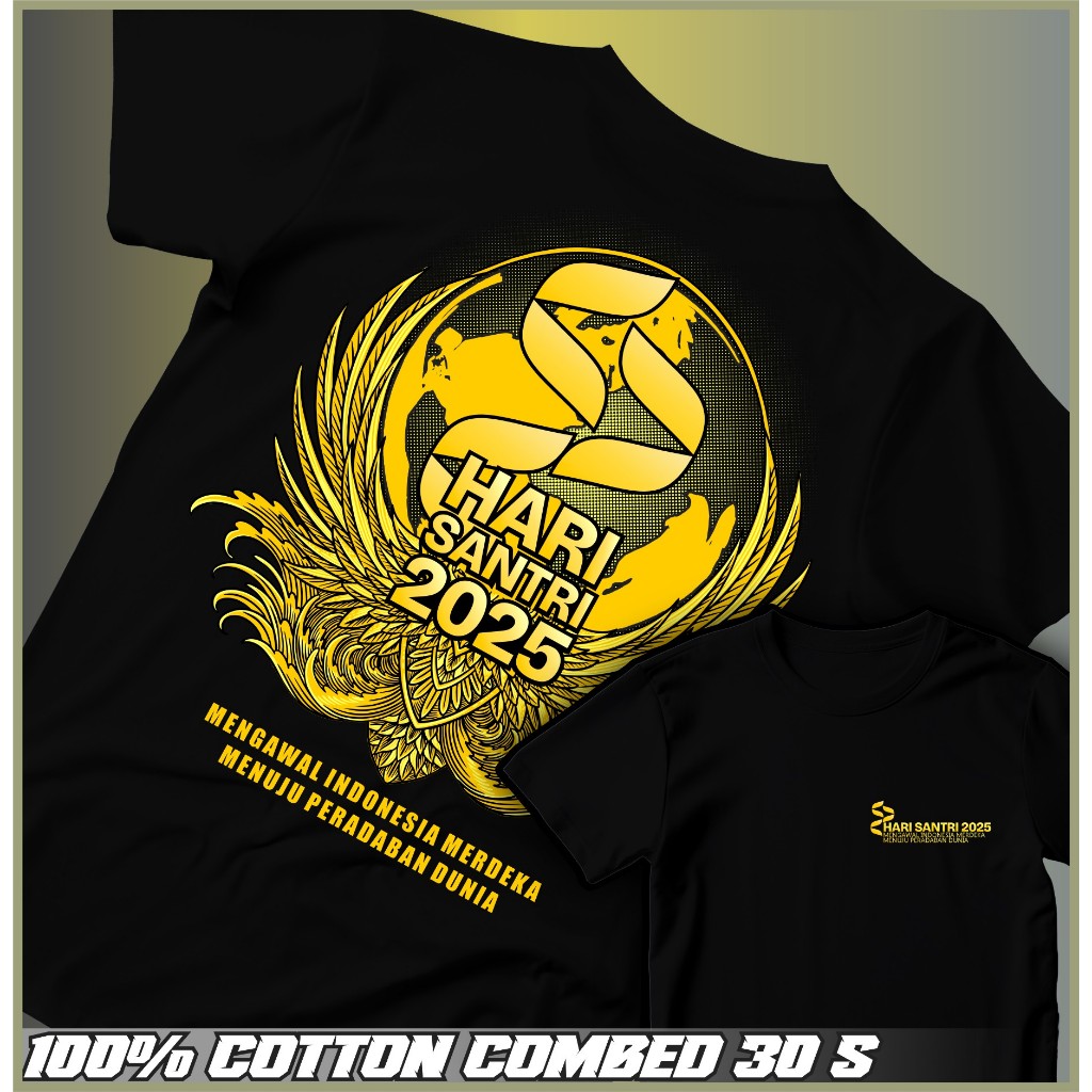 Kaos HSN 2025 Kaos Hari Santri Kaos Santri Distro