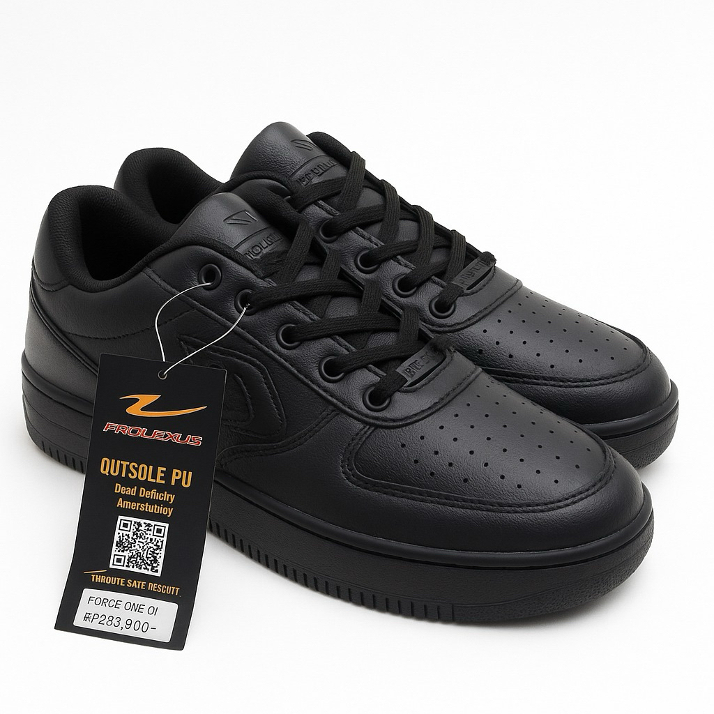 Sepatu New Era All Black