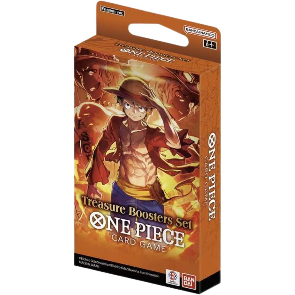 SET HARTA KARUN OP01 OP05 PAKET BOOSTER UNTUK ONE PIECE TCG BAHASA INGGRIS DENGAN KARTU PROMO (4 PAK