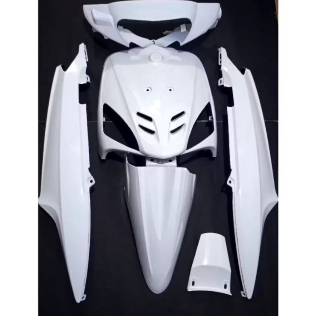Full body halus yamaha mio sporty putih fullset cover full body mio sporty warna putih