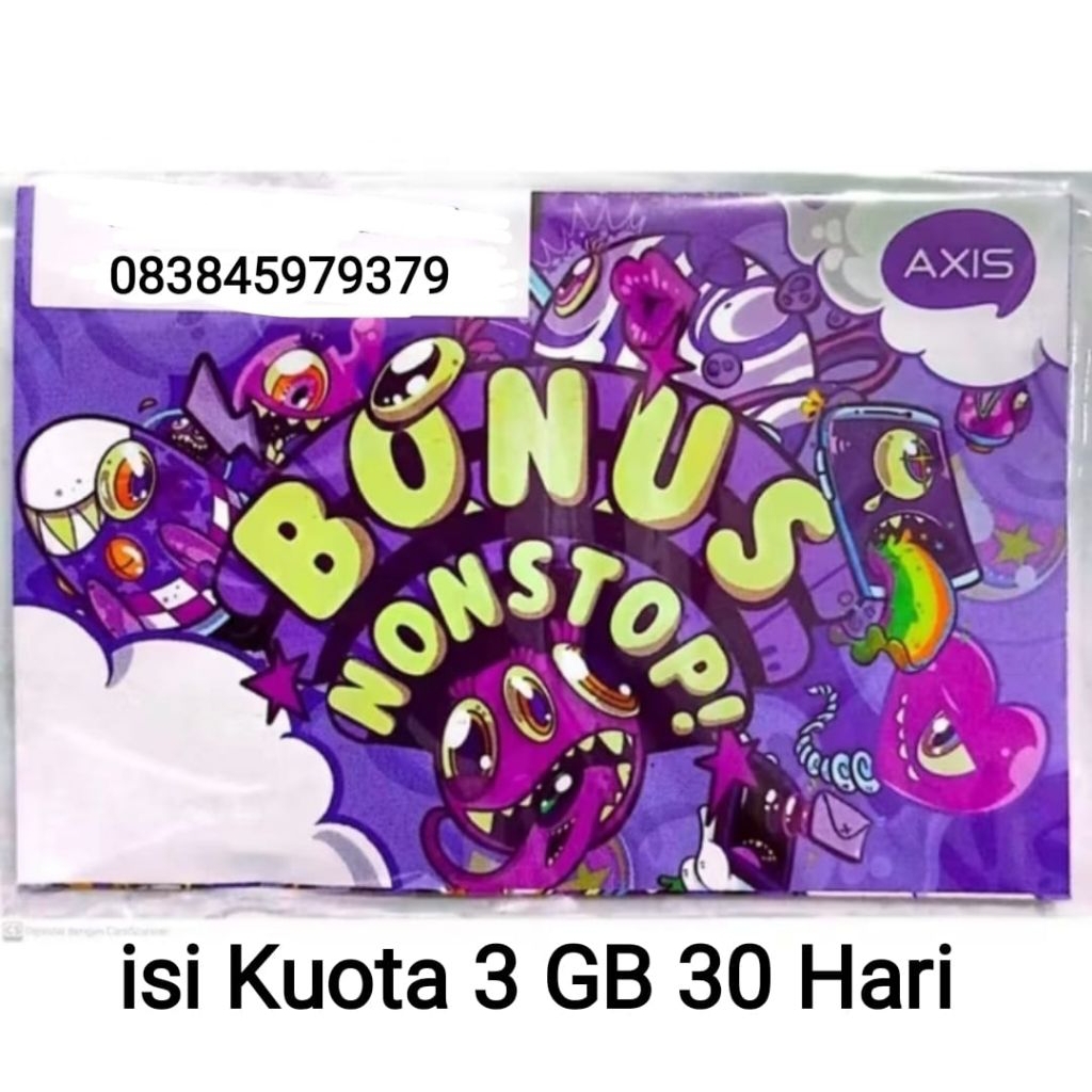 Perdana AXIS + 3 GB 30 Hari [SEGEL]