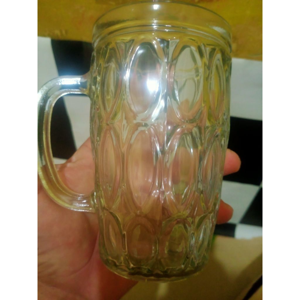 gelas ½ lusin gelas kaca besar