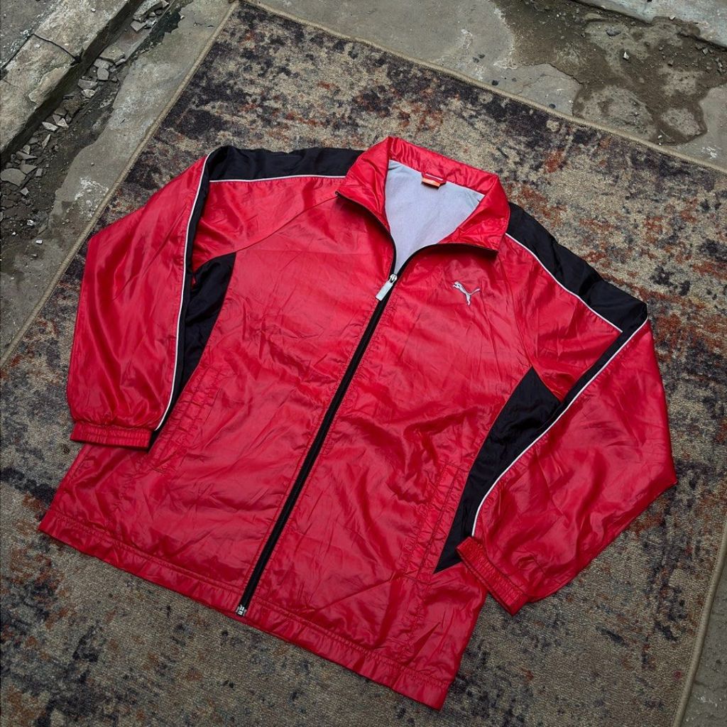 Sports running jacket puma red