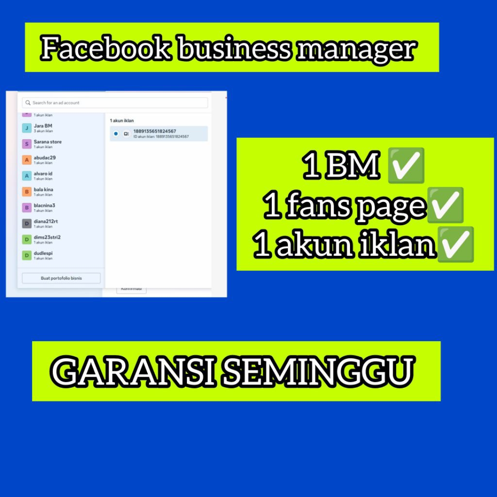 akun BM Facebook