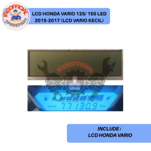 LCD Speedometer Honda Vario 125 150 LED OLD 2015 2017 Original (KECIL)