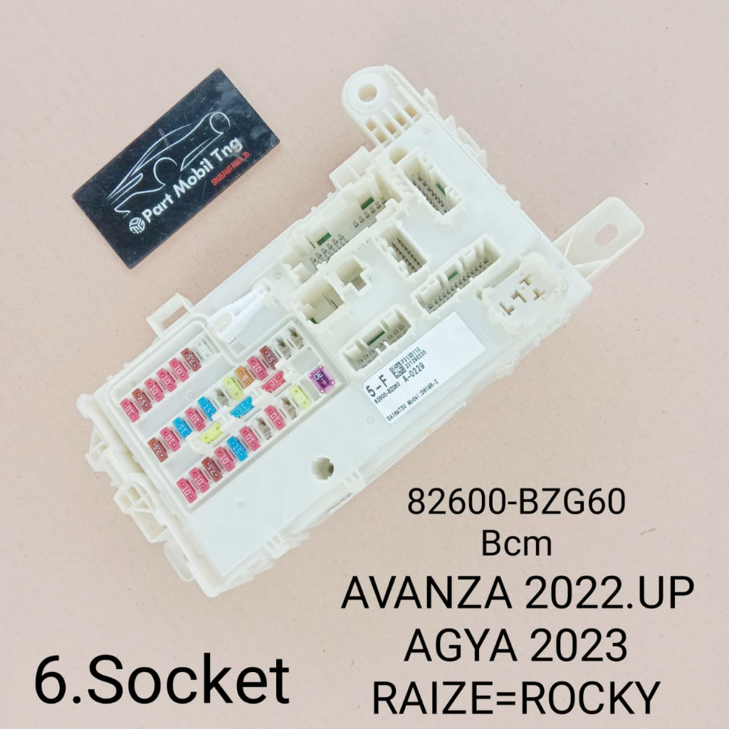 Bcm Box Bok Sikering Sikring Toyota Avanza Xenia Agya Raize Rocky 2023-UP 82600 - BZG40 / BZG21 / BZ