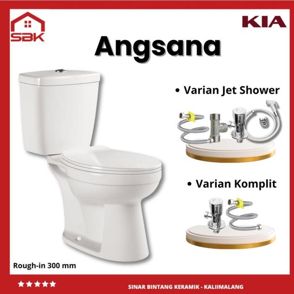 Kloset Duduk KIA Angsana 010 / Monoblock / Toilet Duduk KIA Angsana