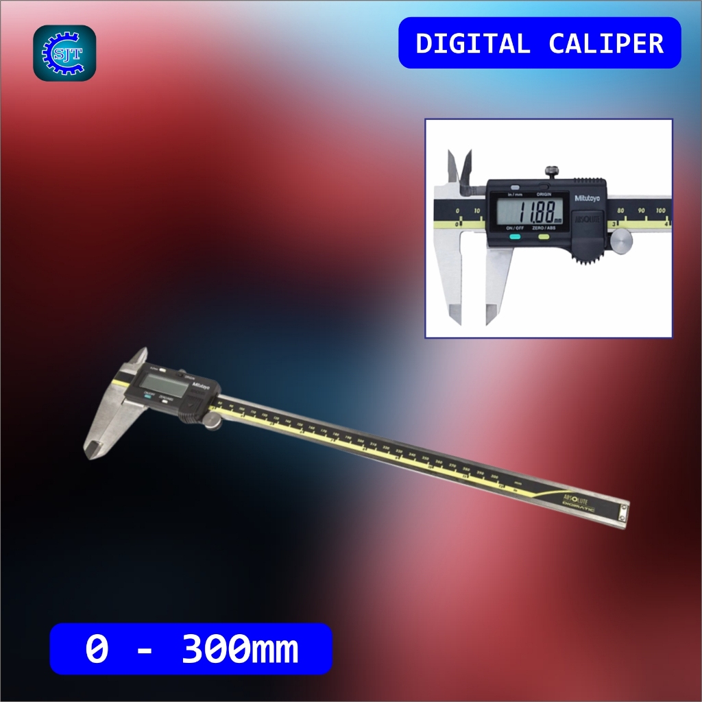 Caliper sigmat digital 300 mm Mitutoyo baru / Caliper Sigmat Digital 300 mm / Mitutoyo baru