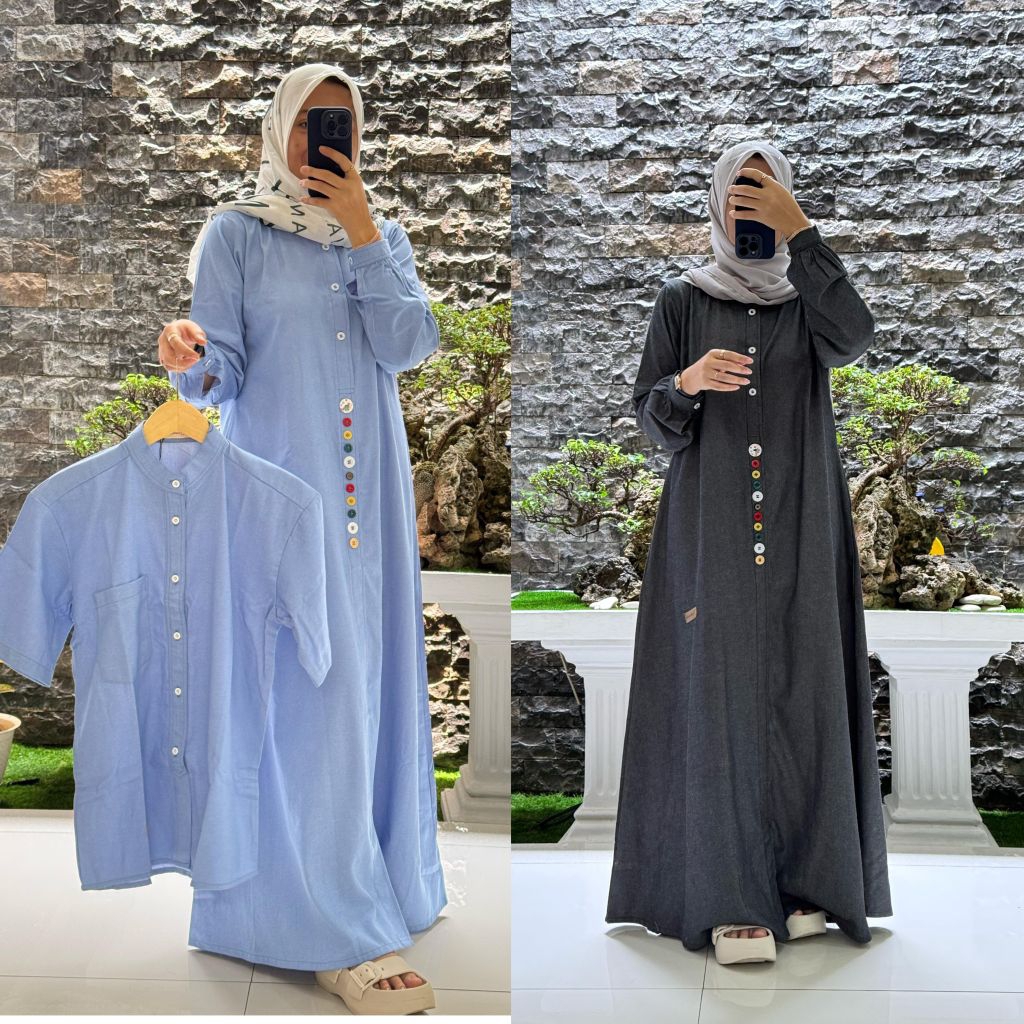 READY TERBARU DRESS ORI NADHEEFA STORE((READY))