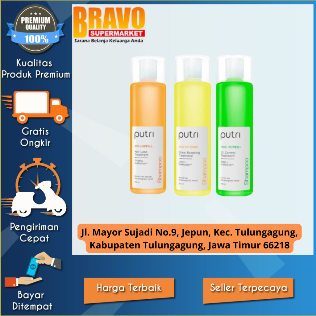 Bravo Supermarket Tulungagung - Putri Shampoo 200ML