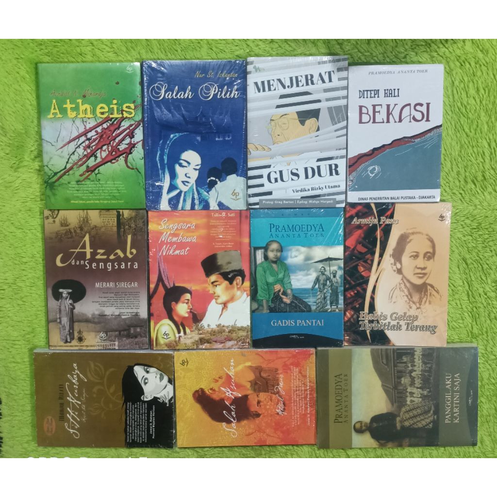 BUKU NOVEL SASTRA ATHEIS SALAH PILIH MENJERAT GUS DUR DITEPI KALI BEKASI AZAB DAN SENGSARA MEMBAWA N