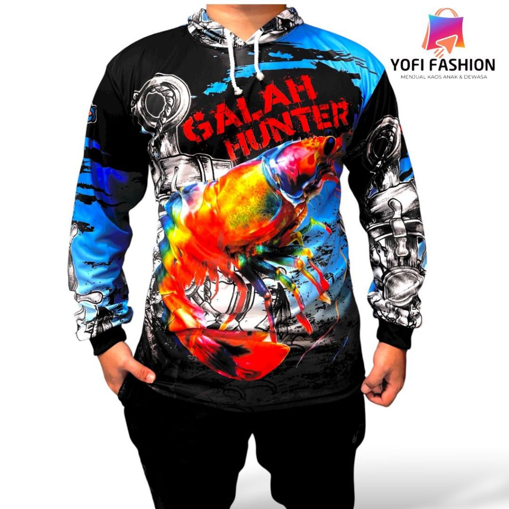 BAJU MANCING GALAH HUNTER JERSEY MANCING LENGAN PANJANG