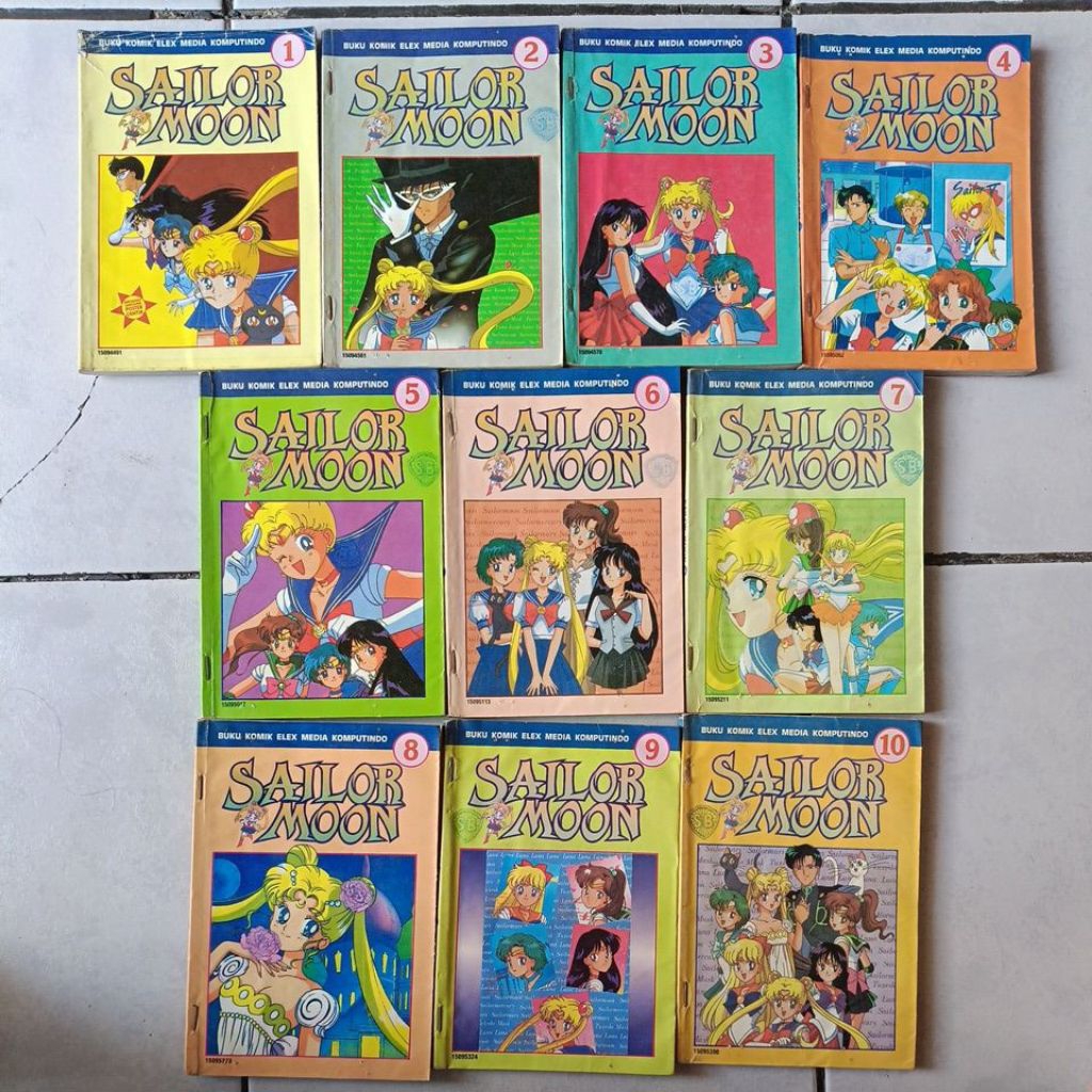 komik sailor moon warna 1-10 tamat