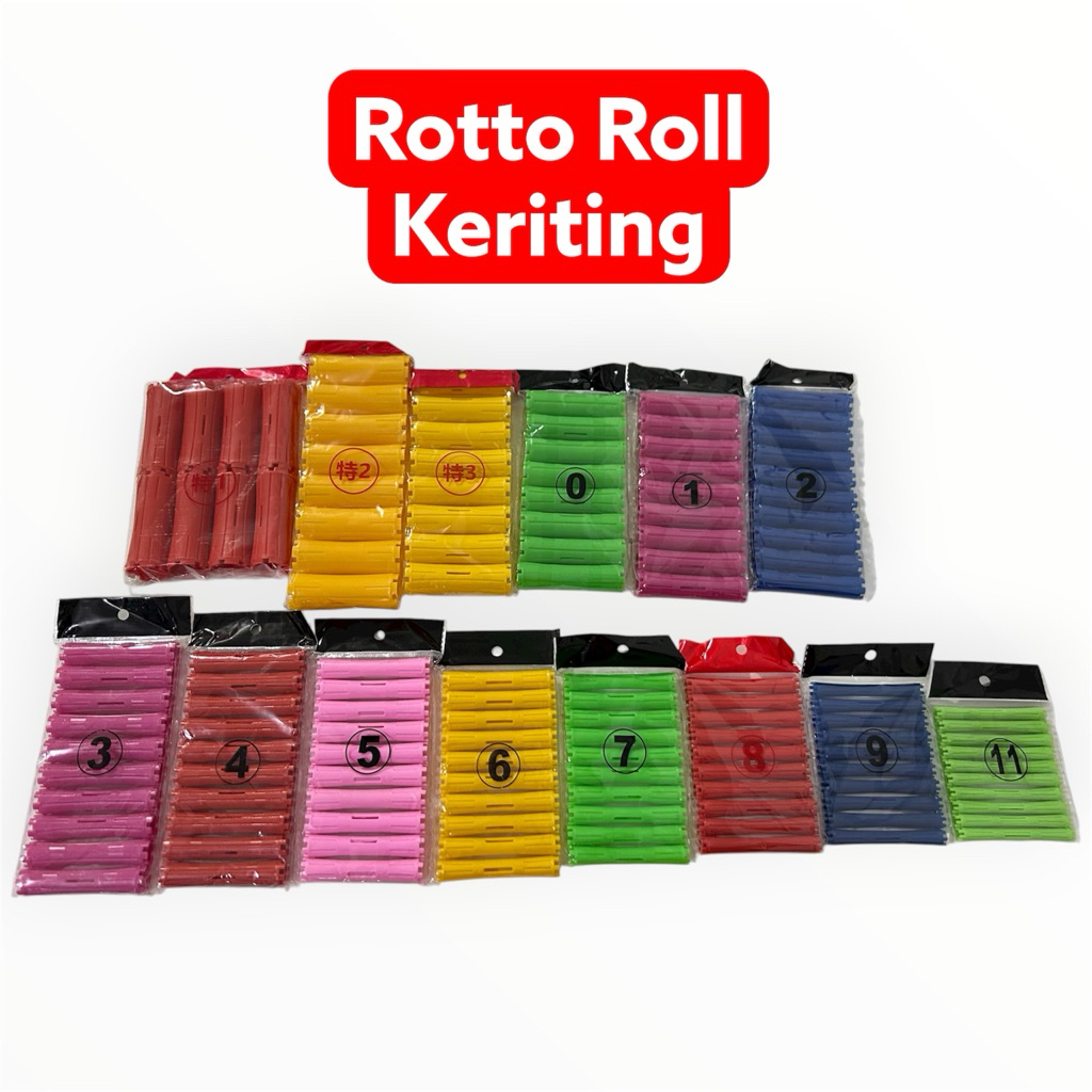 ROTTO COLD WAVE KERITING RAMBUT / ROTTO MANUAL / ROTTO KERITING RAMBUT WARNA RANDOM