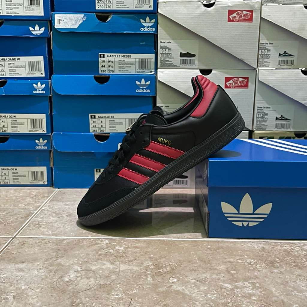 Adidas samba manchester united core black (Resmi ADIDAS)
