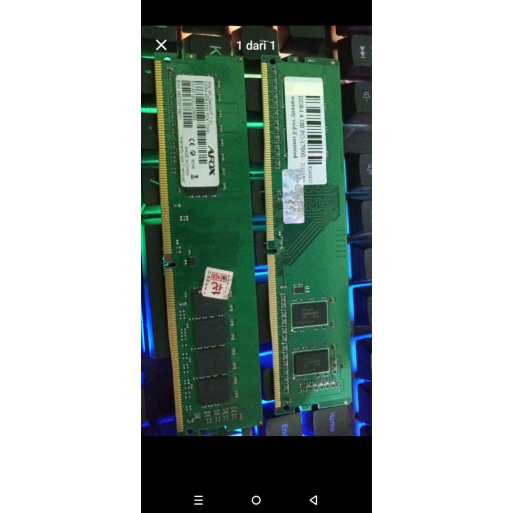 ram ddr4 8gb