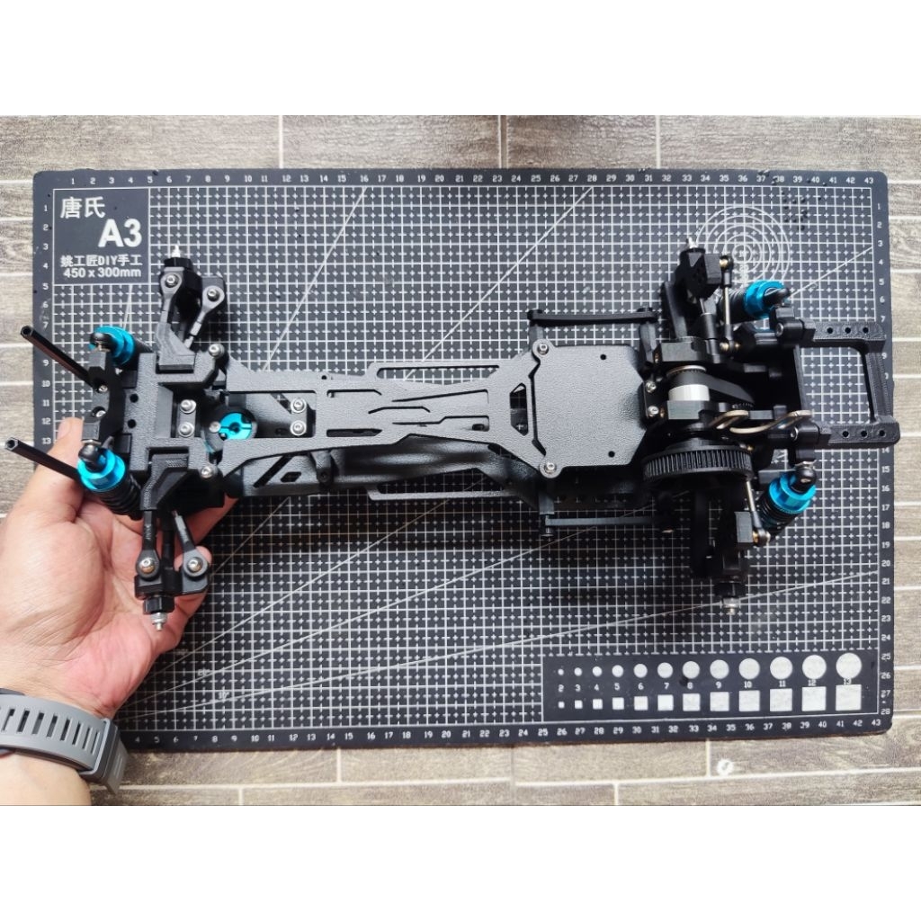 Kit RC Drift RWD 1:10 EM Gear V3s Final Version (Reved comon part)