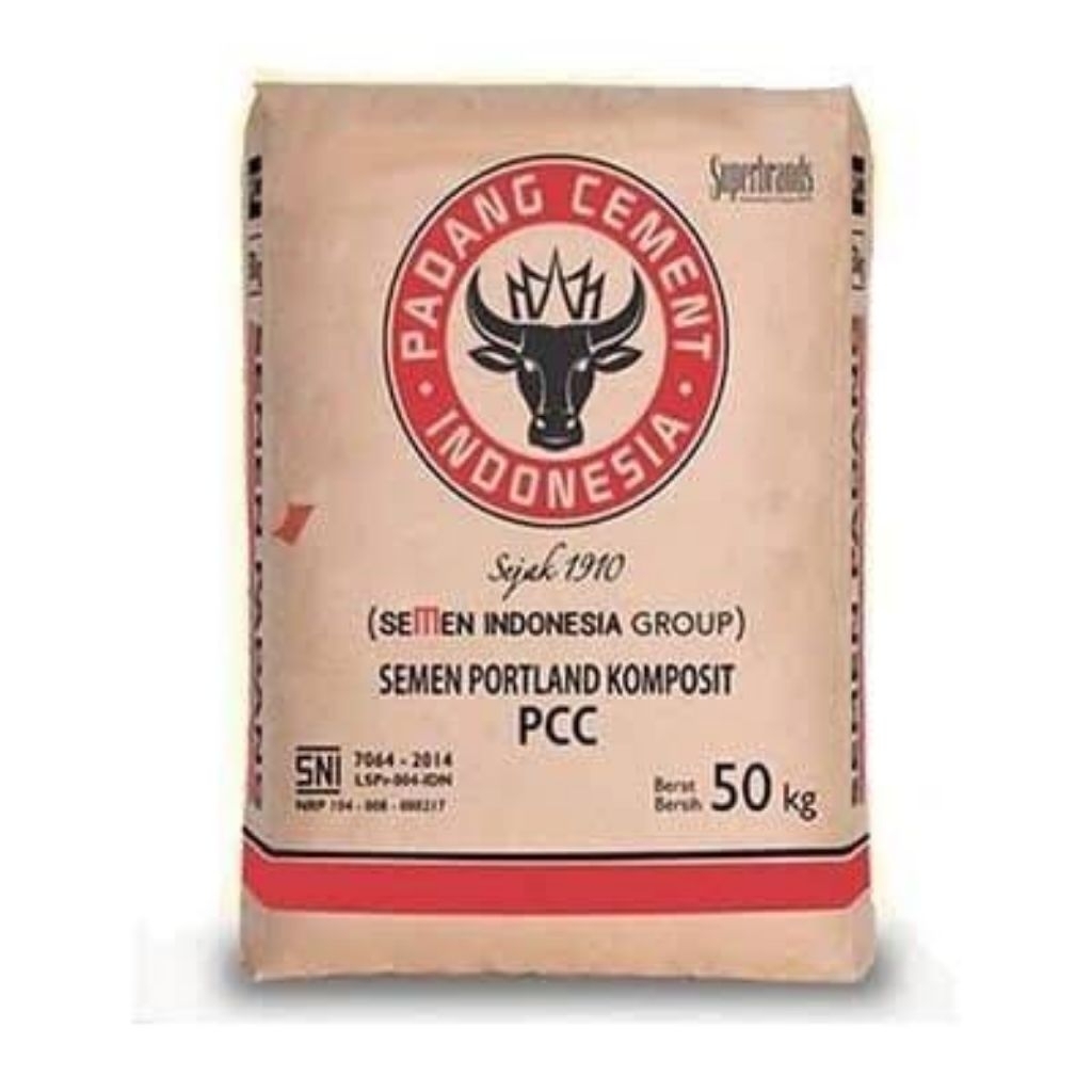 Semen Padang Berat 50 Kg , Semen Padang Isi 5o Kg.Semen Bahan Bangunan,Campuran Pasir,Semen Padang O