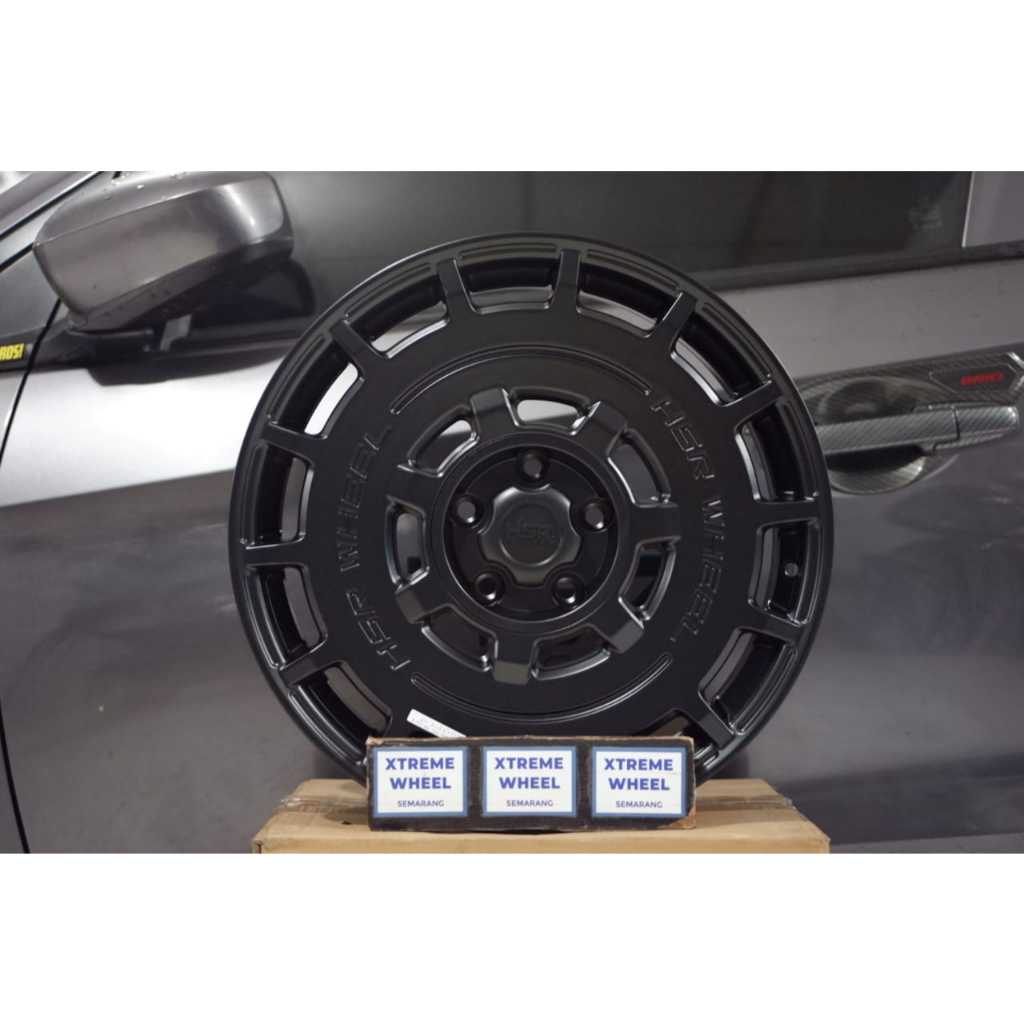 VELG HSR MENTAWAI RING 16X6.5 PCD 4X100 ET40 WARNA BLACK