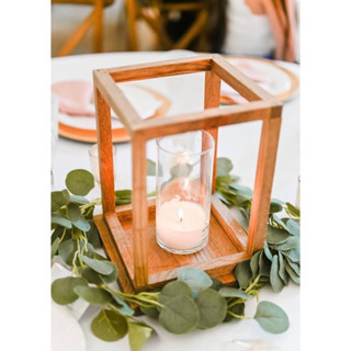 Dekorasi pesta lentera kayu