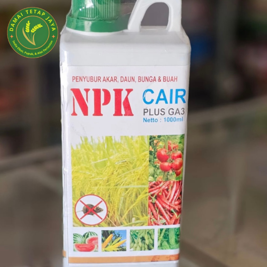 Pupuk NPK Cair Plus GA3 1 liter