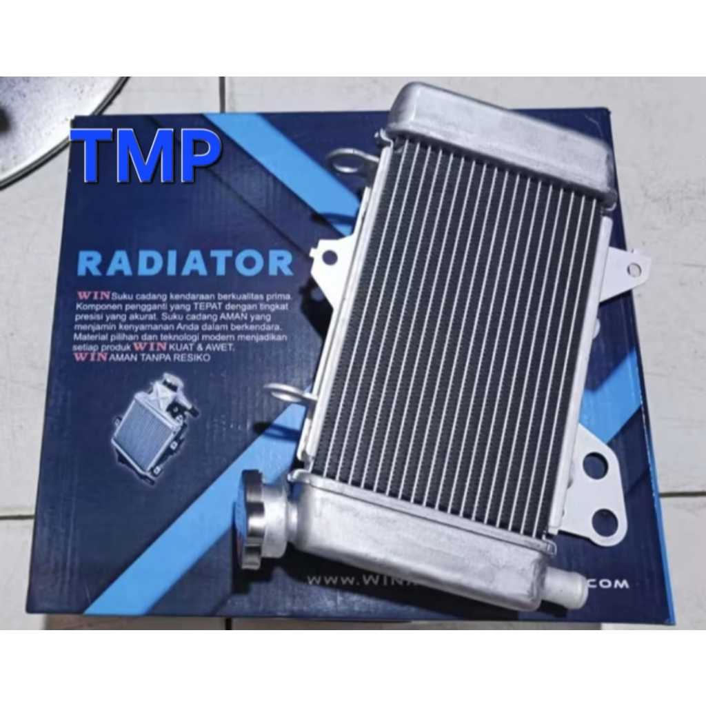 Radiator SONIC 150R 2015 S/D 2017, SUPRA GTR 150 2016 S/D 2023. Kualitas ORI, Merk WIN
