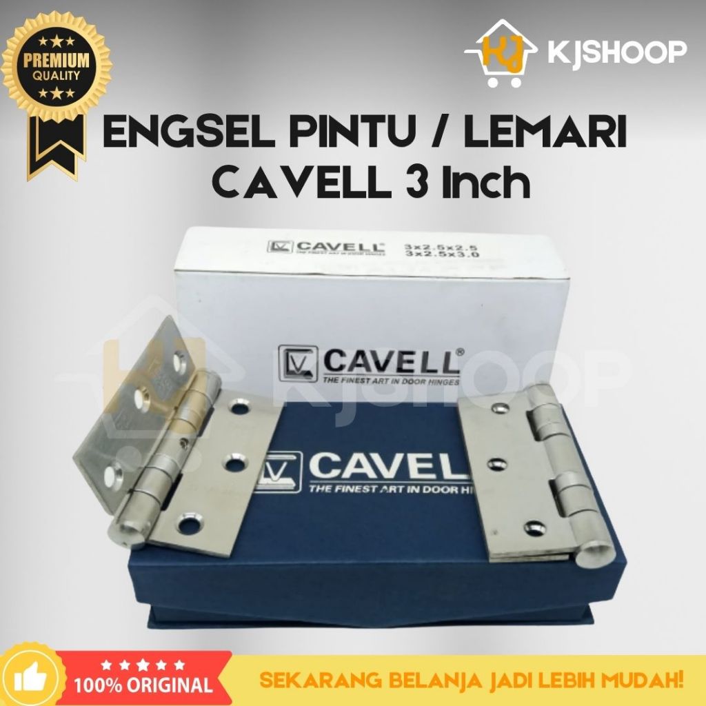 Engsel Pintu / Engsel Lemari Cavell 3" (Inch)