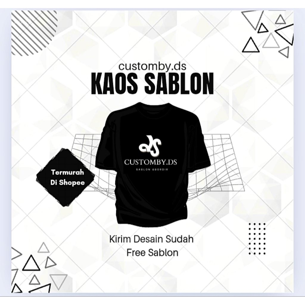 Kaos Katun Sablon/Kaos Katun Custom/Kaos Sablon Custom/Kaos Custom/Kaos Sablon/Kaos Murah/Kaos Sablo