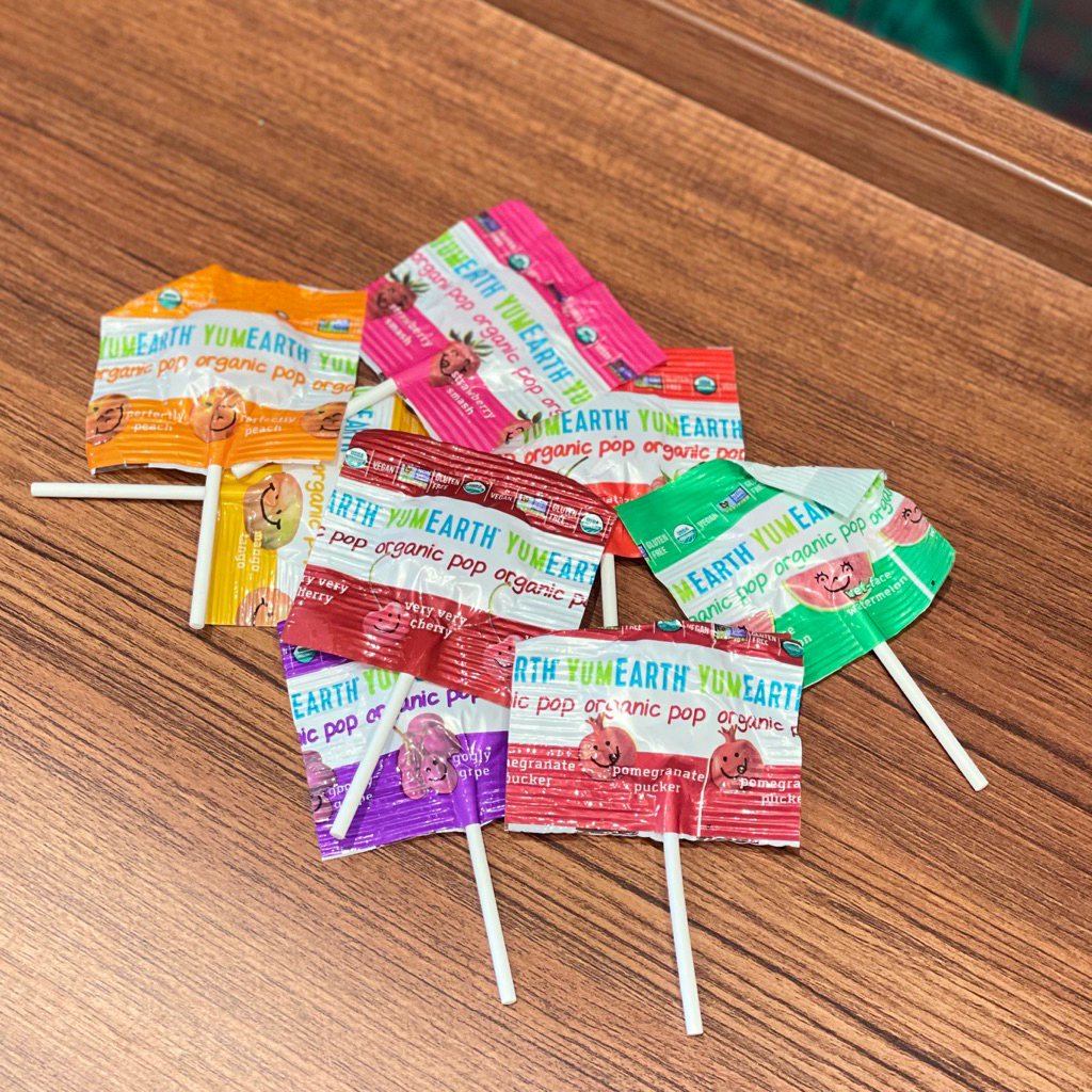 YUMEARTH Organic Fruit Lollipop SATUAN