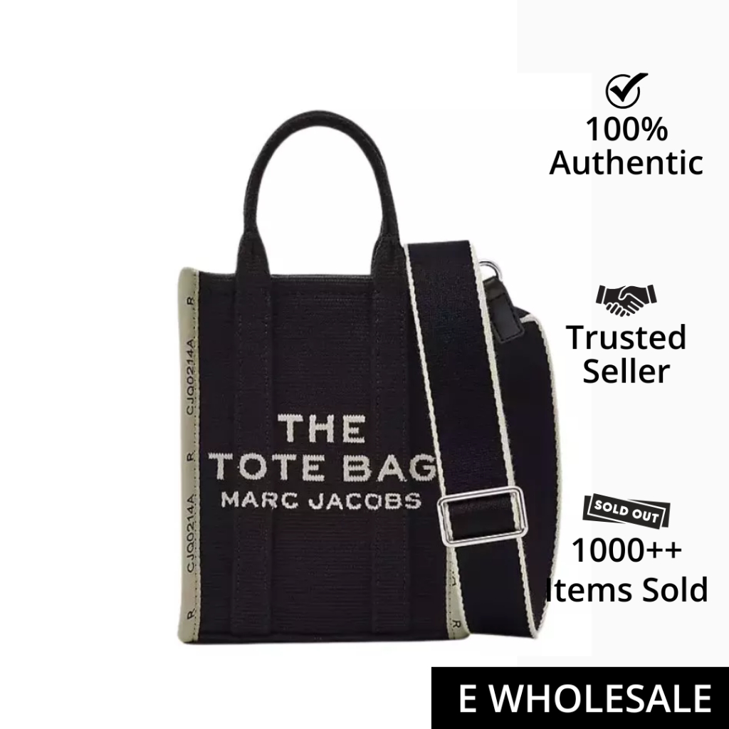 Marc Jacobs The Jacquard Mini Phone Tote Bag Black